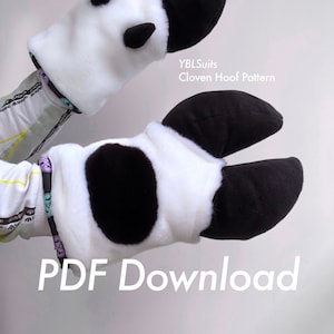 Patron de fourrure sabots fendus gonflés [TÉLÉCHARGEMENT PDF]