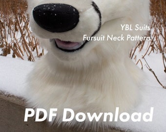 Fursuit Neck Pattern [PDF DOWNLOAD]