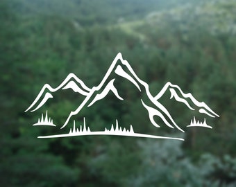 Mountain Vinyl Decal: Car, Laptop, and Wall Sticker