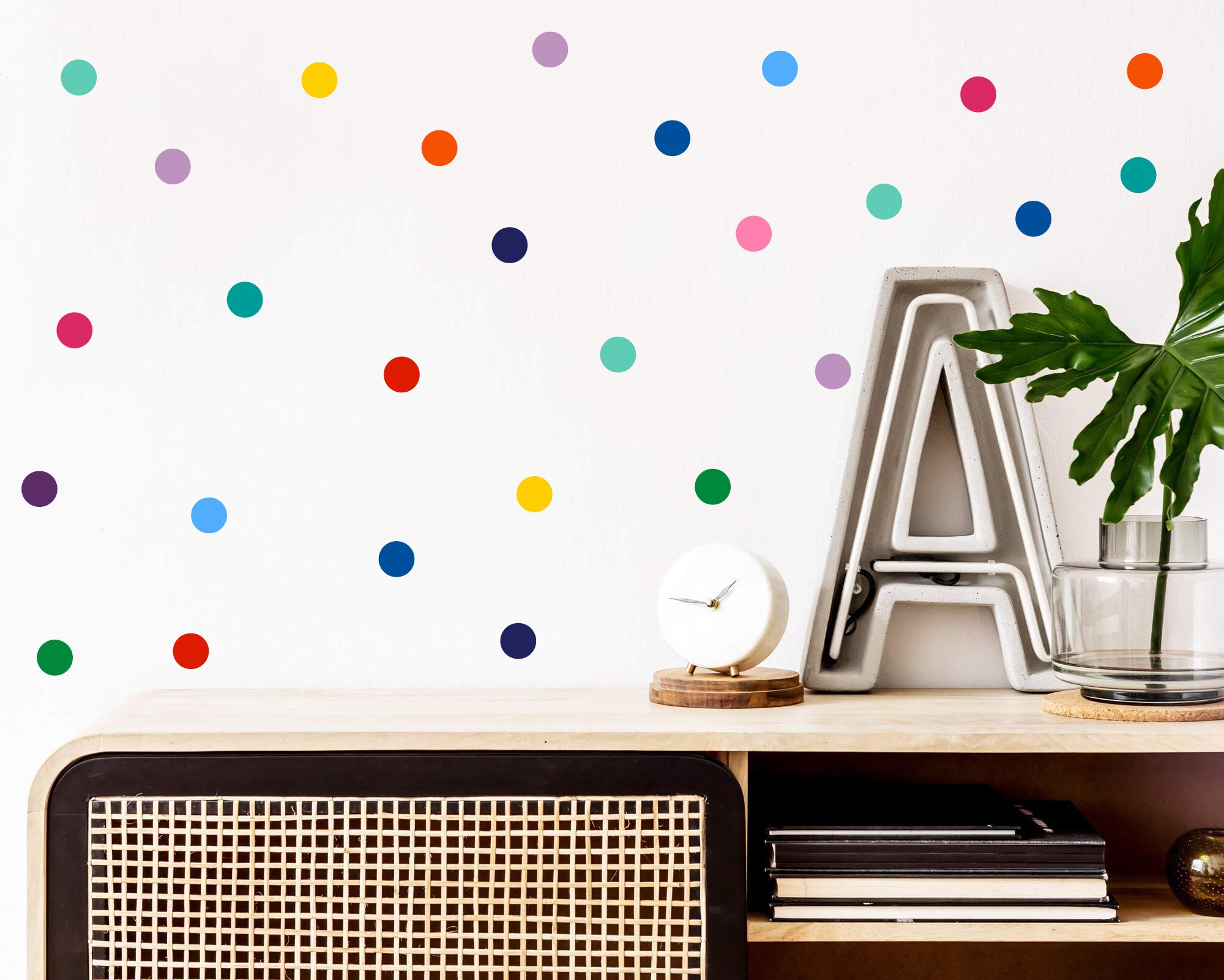 Polka Dots Stickers 1 Inch Polka Dot Circle Wall Decals Etsy UK