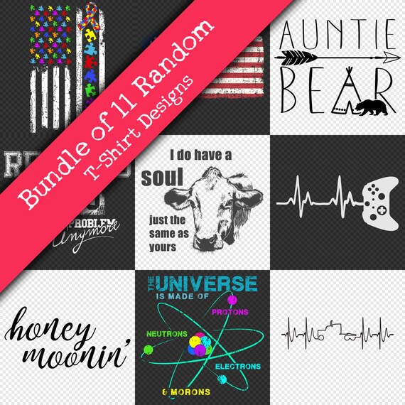 random t shirt bundle