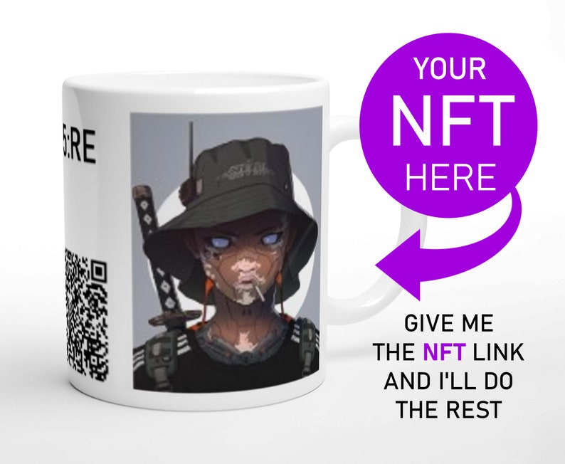 Mug for NFT Holder Custom Nfts With a QR Code Your NFT on Etsy UK