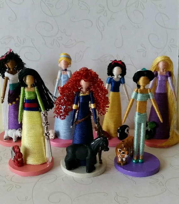 miniature princess figurines
