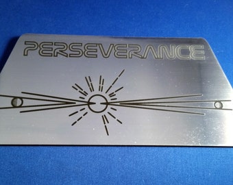 Perseverance Mars Rover Commemorative Plaque