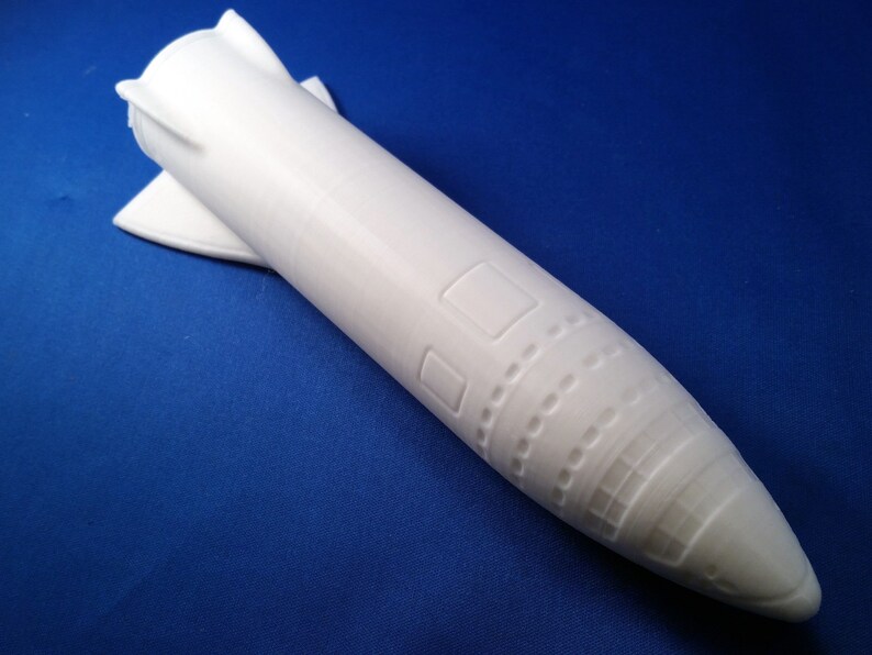 SpaceX Starship BFR Flying Model Rocket Barebones Kit Etsy