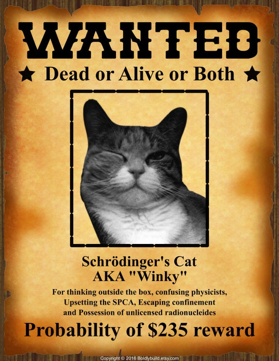 wanted schrodinger's cat