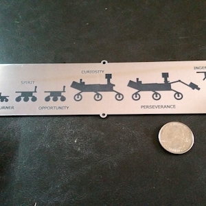 Perseverance Mars Rover &quot;Family Portrait&quot; Plaque