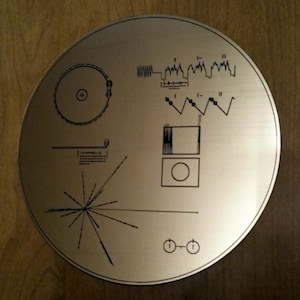 NASA Voyager Spacecraft Plaque 1977