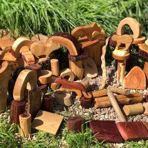 Rain Forest Tree Blocks 75 pc