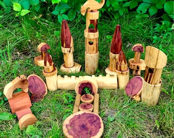 Castle Tree Block Castle Set 50pc