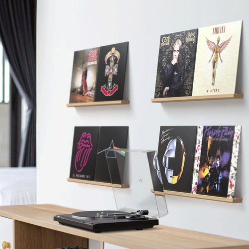 Record Storage and Display Shelves Vinyl Album Frame Now Etsy