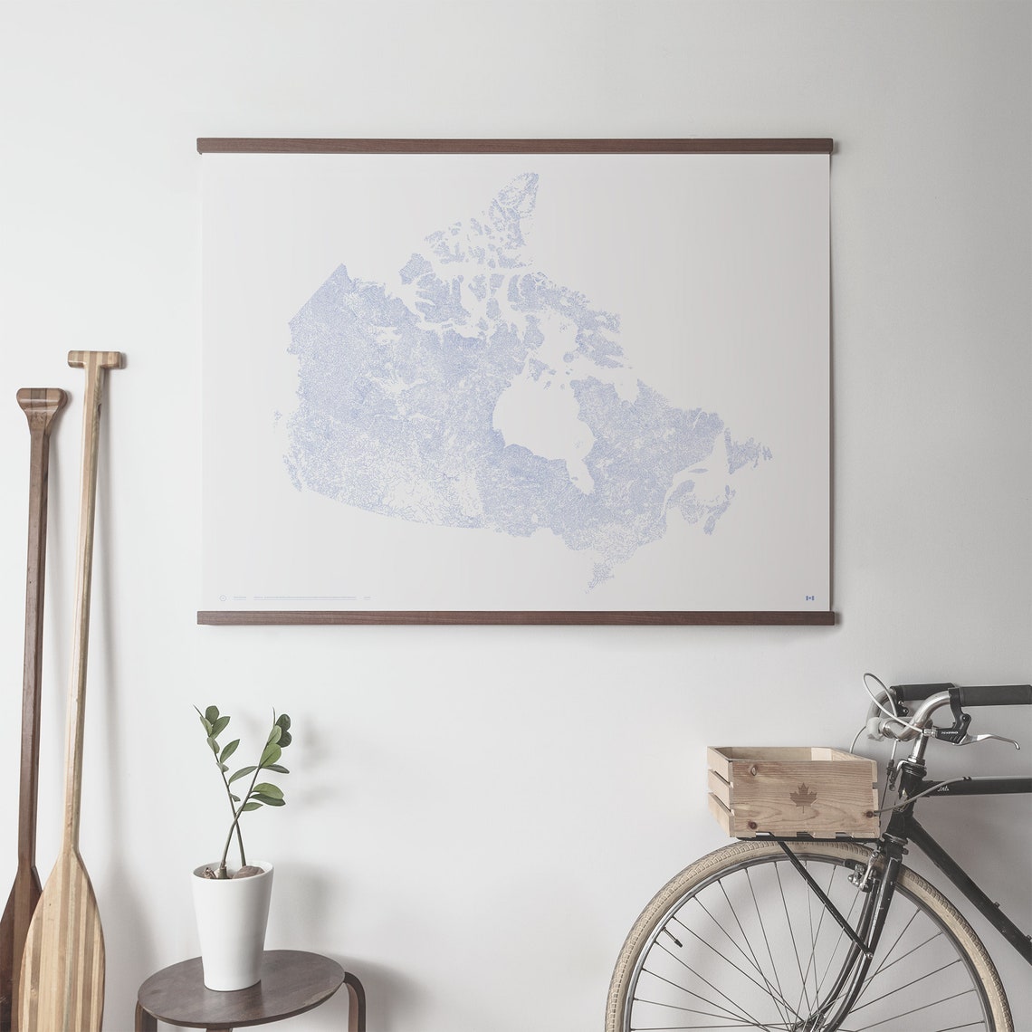 Wooden Frames for Maps Large Prints Hangers With 6x Etsy
