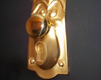 1 Alice In Wonderland Life Size Door knob Face Plate,Working Movie Prop
