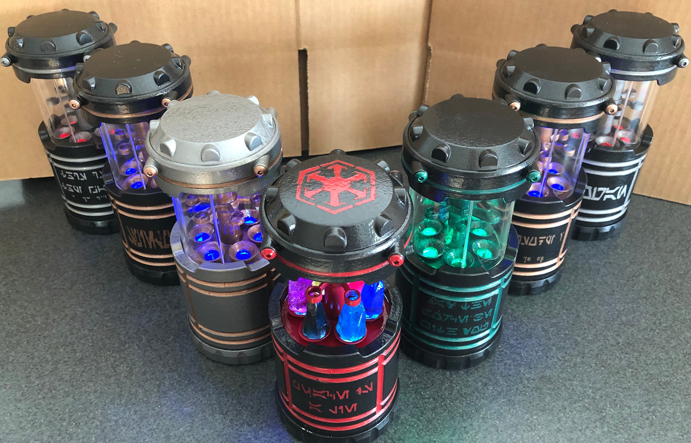 Kyber Crystal Display Star Wars Galaxy's Edge Etsy