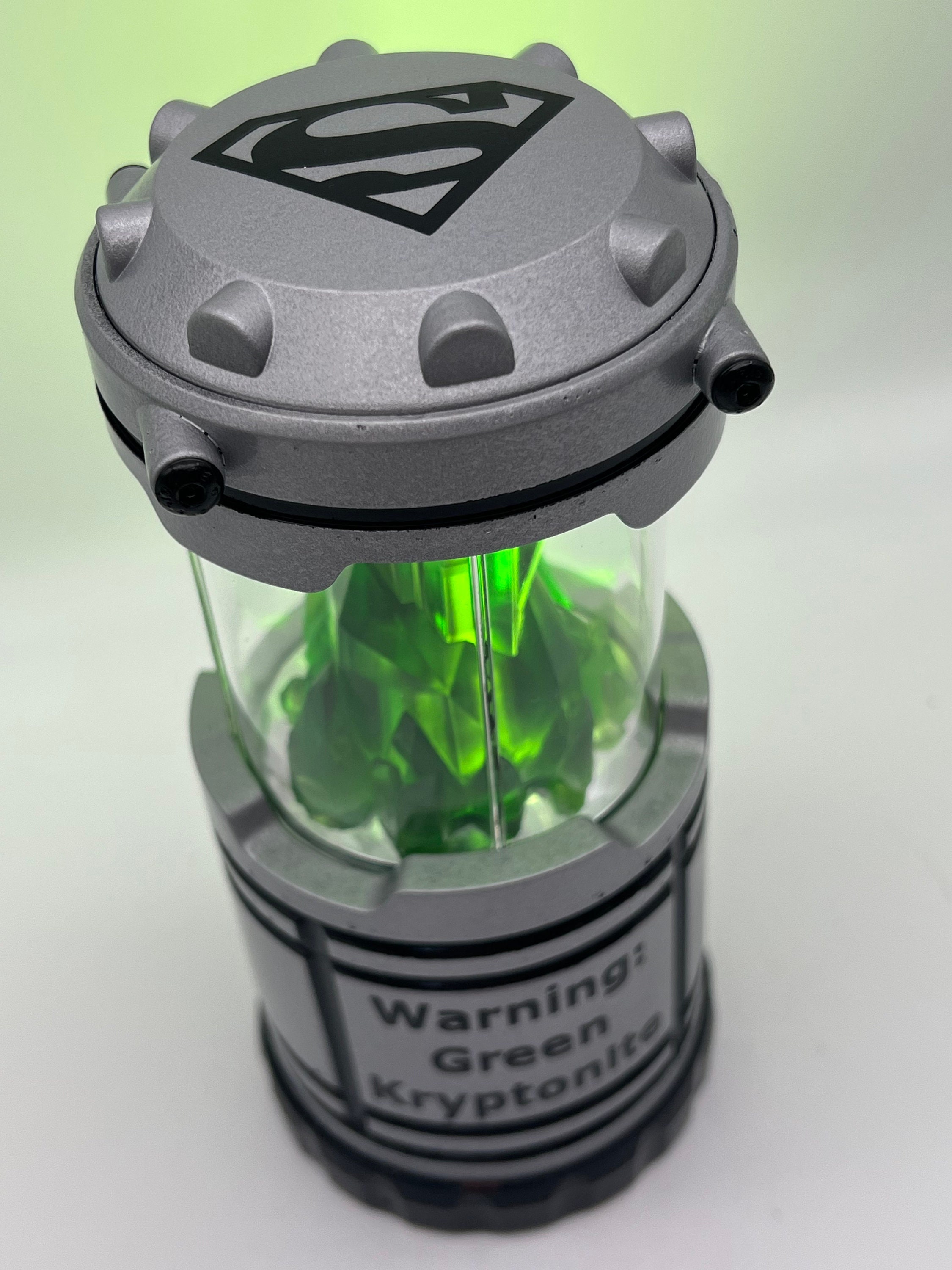 Superman Kryptonite Light up Display Etsy Canada