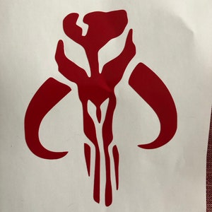 Star Wars Mandalorian Mythosaur Sigil Vinyl Decal & Sticker for cars, trucks, computers, etc.