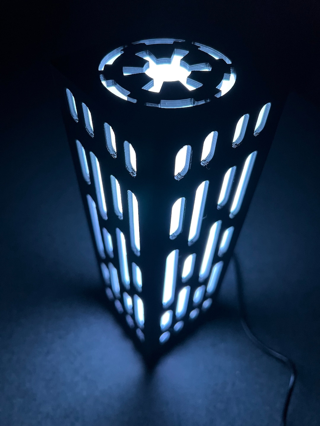 Death Star Glow In The Dark Wall Clock - Officially Licensed Star Wars Lighting Decoration - Includes Wall Decals, Decor For Kids Bedrooms, Battery