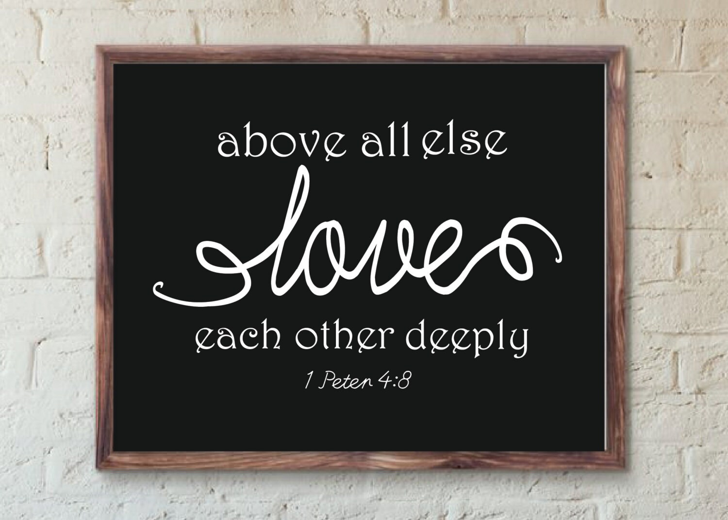 1 Peter 48 Wall Art Bible Verse Art Printable Wall Decor Etsy