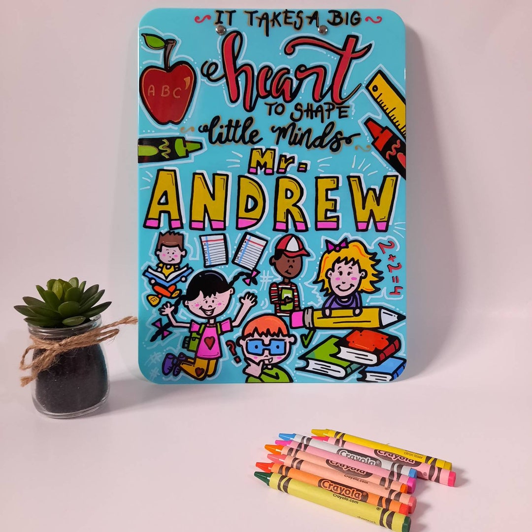 Custom Hand Painted Clipboard Appreciation Gift Best Friend Etsy