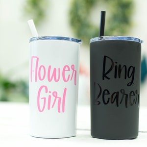 Flower Girl Tumbler, Flower Girl Proposal, Personalized Kids Tumbler, Flower Girl Tumbler,