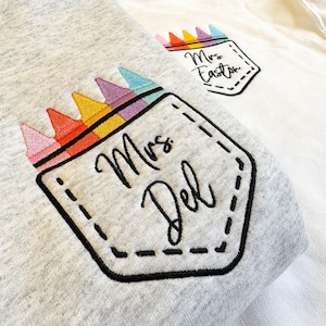 Personalized Teacher Sweatshirt, Teacher Appreciation Gift, Embroidered Quarter Zip, Gift for Teacher,