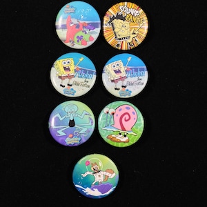 Sponge Bob Square Pants Vintage Licensed Lapel Pin Button