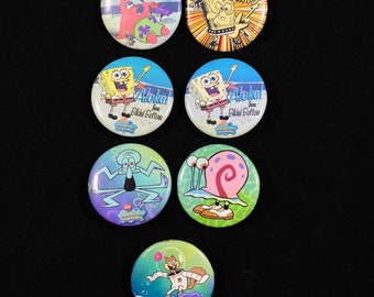 Sponge Bob Square Pants Vintage Licensed Lapel Pin Button
