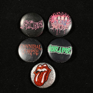 Assorted Band 2000&#39;s Vintage Licensed Lapel Pin Button