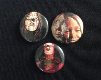 Carrie 1" button