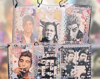 Deftones Chino Moreno Keychain: Kawaii Handmade Photo Card