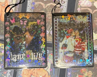 Heated Rivalry Game Changers Ilya Rozanov Shane Hollander Kawaii Handmade Photo Card Keychains