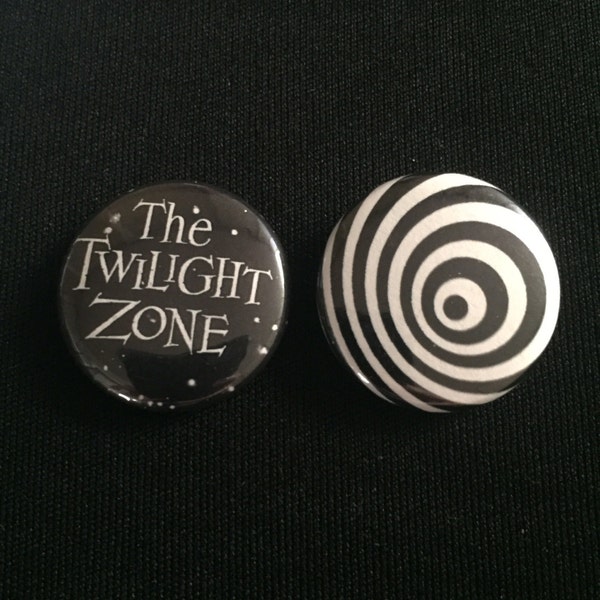 Handmade The Twilight Zone 1" Button Lapel Pin