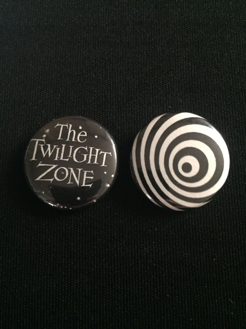 Handmade The Twilight Zone 1 Button Lapel Pin Etsy