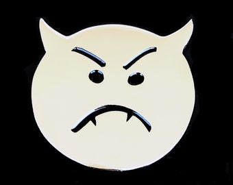 Zero enamel lapel pin