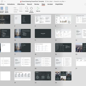 Board Meeting Presentation Template | Quarterly Corporate Report PPTX | Executive Slide Deck, Canva Investor Presentation image 5