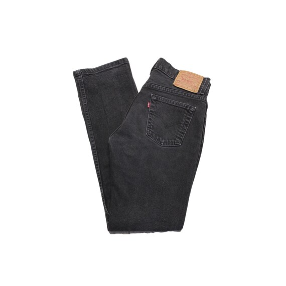 Vintage Levis 505 High Waisted Straight Leg Jeans