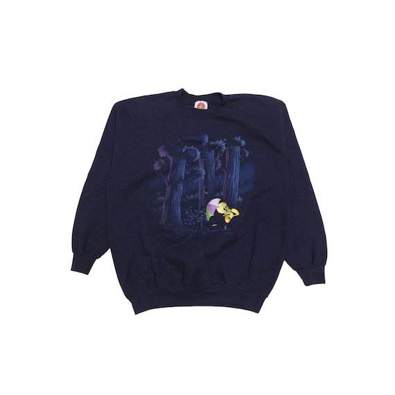 Vintage Embroidered Looney Tunes Tweety Crewneck