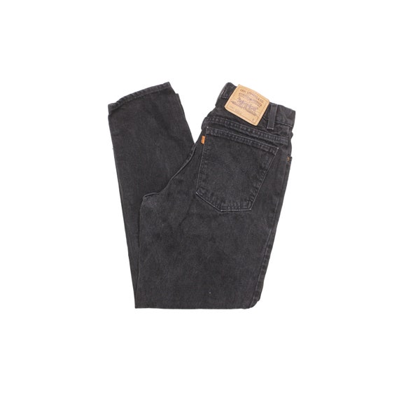 Vintage Orange Tabe Levis High Waisted Straight Le