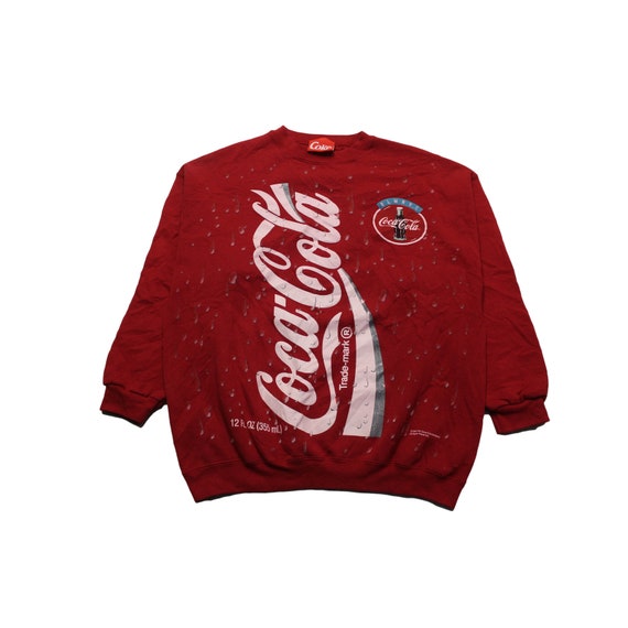 Vintage 1994 Coca Cola All Over Print Crewneck