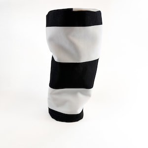 Barrel Style Golf Headcover Schwarz-weiß gestreifte Headcover Golf Geschenk für Papa Golf Club Cover Handgefertigte Golf Einzigartige Headcover Gestalte es!