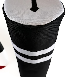 Barrel Driver Cover Golf Head Cover, Black Waterproof, Golf Head Cover, Black and White Golf Club Cover Custom Golf Club Cover Vintage Golf