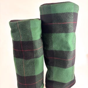 Golf Headcover Plaid Golf Headcover Classic Grün und Blau Tartan Barrel Headcover Golf Set