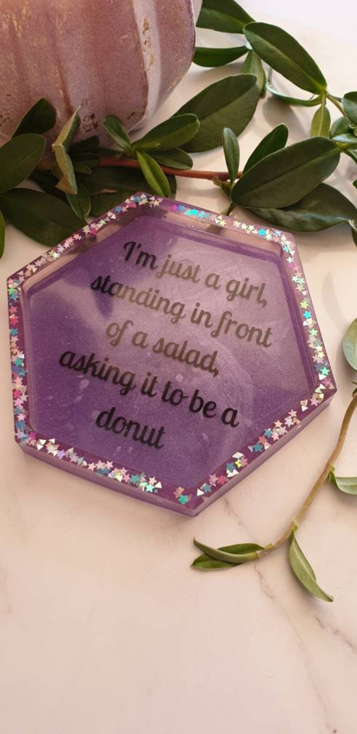 Funny Resin Trinket Tray Saying Quote Resin Home Etsy