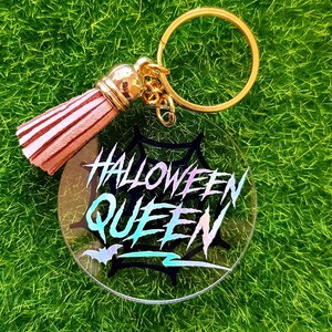 Halloween Keyring | Key Charm | Bag Charm | Spooky | Ghost | Accessories | Gift | Keyring | Witch | Queen