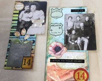 Journal  page Dividers  | Eclectic | Bookmark | Bit n Pieces | Scrapbooking | Ephemera