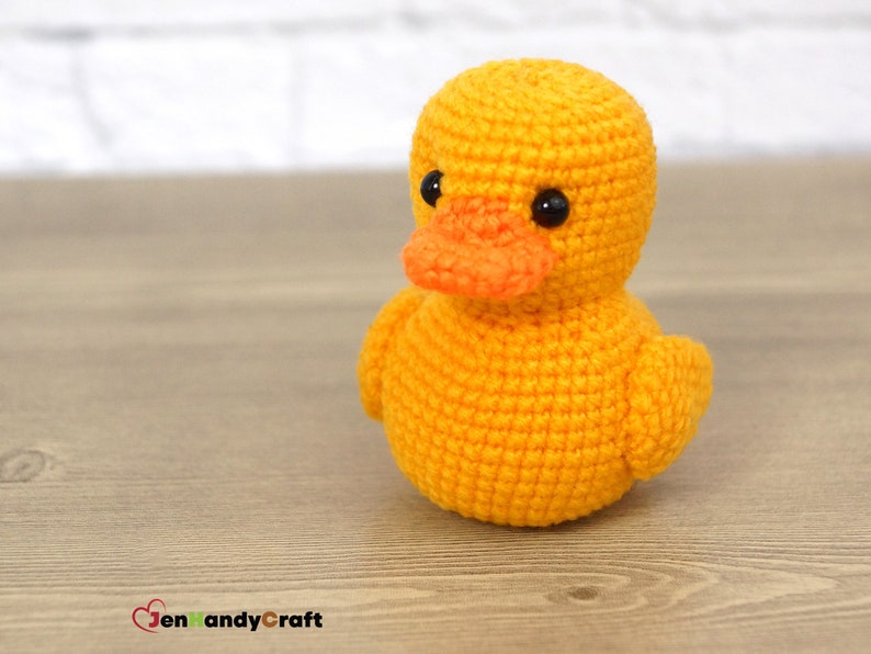 Stuffed rubber ducky Yellow rubber duck plushie Gift for bath ducks collector, baby shower gift, nursery decor image 2