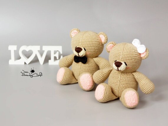 bride and groom teddies