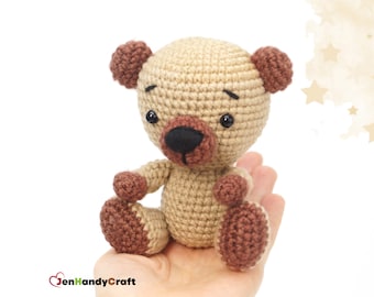 Stuffed teddy bear - Cute teddy bear plushie - Plush bear stuffed animal