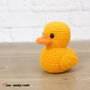 Stuffed rubber ducky Yellow rubber duck plushie Gift for bath ducks collector, baby shower gift, nursery decor image 6