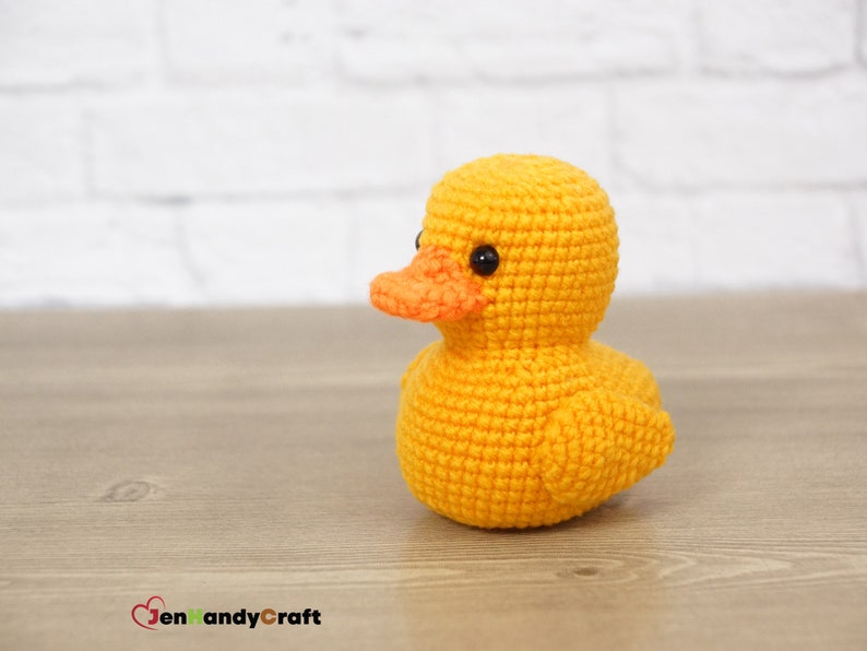 Stuffed rubber ducky Yellow rubber duck plushie Gift for bath ducks collector, baby shower gift, nursery decor image 6